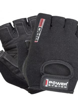 Перчатки для фитнеса спортивные тренировочные power system ps-2250 pro grip black l dm-11