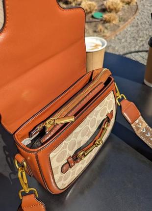 Сумка coach кросс боди/женская сумка6 фото