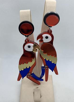 Серьги винтаж бижутерия