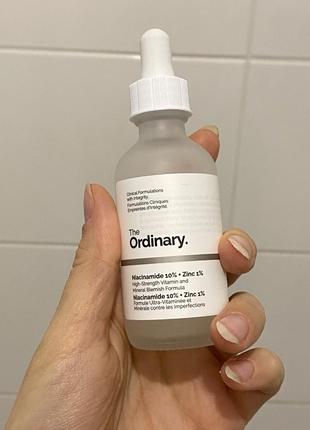 The ordinary - niacinamide 10% + zinc 1% - сыворотка с ниацинамидом и цинком - 60ml1 фото