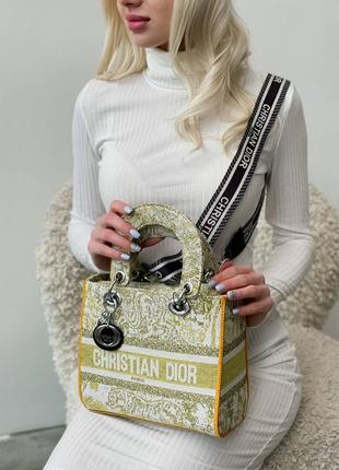 Женская сумка cristian dior lady d-lite lemon8 фото
