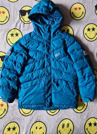 Дитячий пуховик jack wolfskin