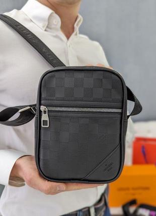 Сумка чоловіча louis vuitton месенджер на плече