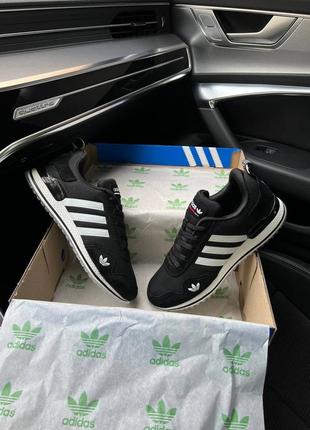 Мужские кроссовки в стиле adidas runner pod-s3.1 адидас / демисезонные / весенние, летние, осенние / обувь / замша, текстиль / белые, черные, серые
