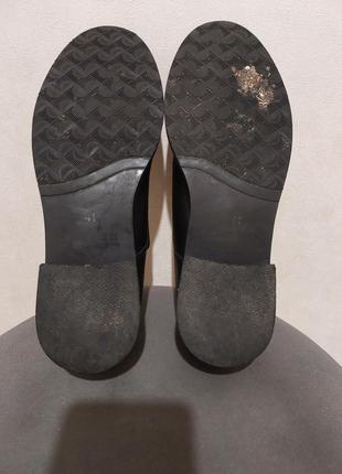 Шкіряні туфлі на шнурівці 41 розміру7 фото