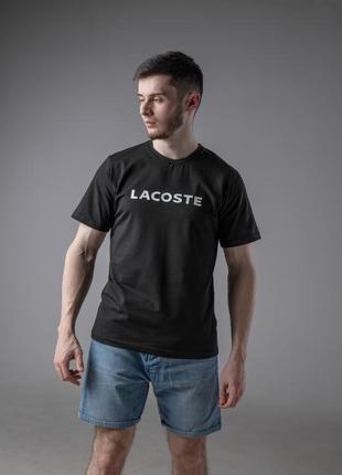 Мужская футболка премиум качества в стиле lacoste1 фото