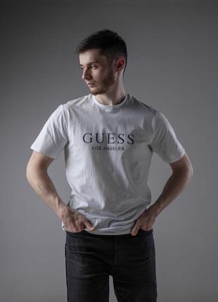 Мужская футболка премиум качества в стиле guess