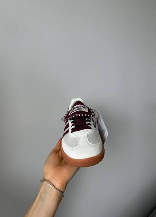 Кросівки adidas samba × wales bonner cream white7 фото