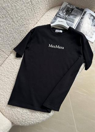 Чёрная футболка макс мара max mara1 фото