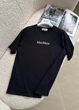 Чёрная футболка макс мара max mara3 фото