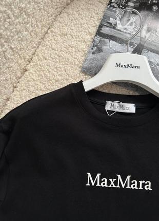 Чёрная футболка макс мара max mara6 фото