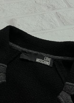 Жакет-пончо love moschino пальто пиджак шерсть оригинал винтаж лакшери4 фото