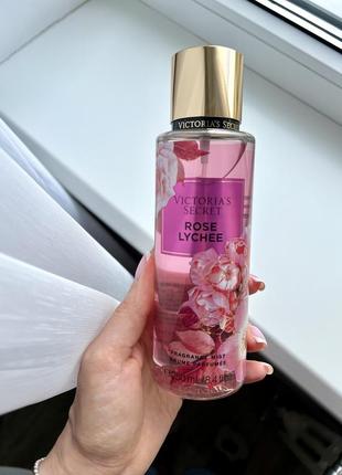 Спрей для тіла rose lychee victoria’s secret