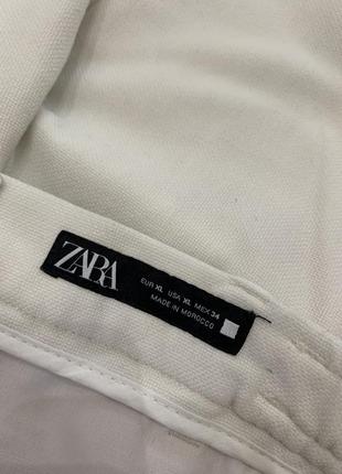 Базові білі брюки штани zara5 фото