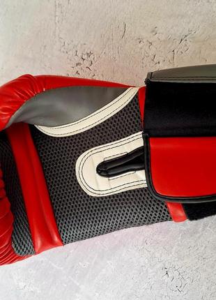 Боксерські рукавички everlast pro style elite training gloves 12oz  червоний4 фото