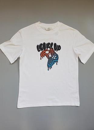 Стильная футболка с принтом h&amp;m