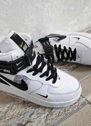 Кроссовки мужские белые nike air force 423 фото