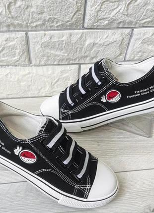 Кеди чорні converse р.37,38,39