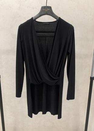 Блуза кофта женская zara с удлиненной спиной