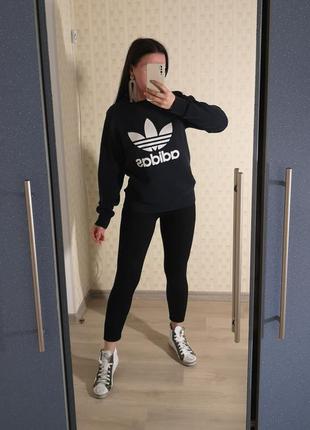 Свитшот adidas, спортивная кофта, худи на флисе, спортивный костюм, кофта adidas3 фото