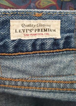 Блакитні джинси levi's5 фото