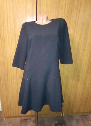 Платье с имитацией карманов