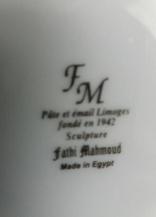 Фарфоровая тарелка. нефертити.египет.21см диагональ3 фото