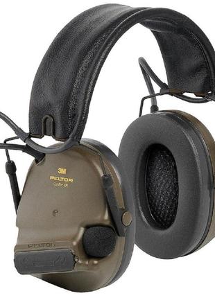 Профессиональные активные тактические наушники peltor comtac xpi олива (mt20h682fb-02 gr)