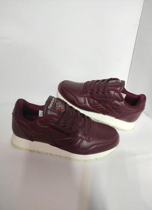 Кроссовки reebok* classic / рибок классик бордовые 38,396 фото