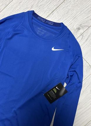 Рашгард термо футболка з довгим рукавом nike pro розмір м нова✅3 фото