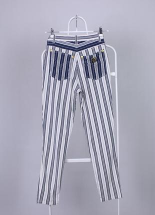 Moschino jeans женские брюки 29 размер в полоску2 фото