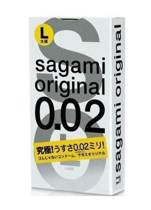 Презервативы sagami original 0.02 l-size, 4 шт