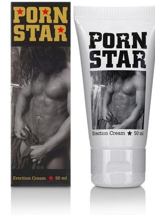 Крем для улучшения эрекции porn star erection cream, 50мл