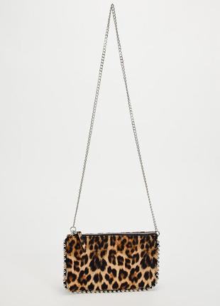Сумочка, сумочка клатч, леопардова сумочка зара, сумочка зара8 фото