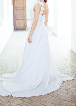 Продам свадебное платье в стиле «ампир»2 фото