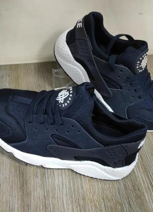 Брендові кросівки nike huarache/найк хуараче темно-сині р.39,40