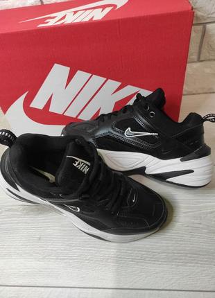 Кроссовки nike* tekno mk2 black / найк*текно черные р.36-415 фото