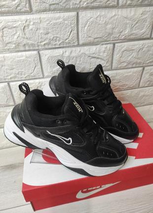 Кроссовки nike* tekno mk2 black / найк*текно черные р.36-413 фото