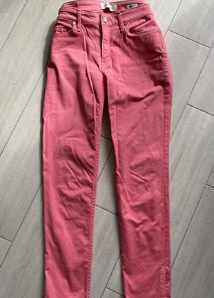 Розовые джинсы calvin klein jeans штаны оригинал4 фото