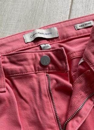 Розовые джинсы calvin klein jeans штаны оригинал1 фото