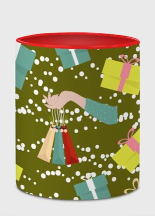 Чашка з принтом «подарунки та сувеніри» (колір чашки на вибір)4 фото