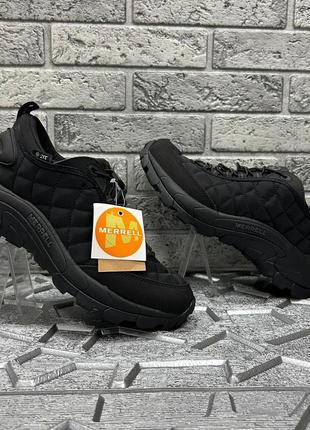 Мужские зимние кроссовки черного цвета merrell ice cap moc (термо)3 фото