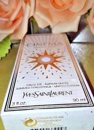 Туалетная вода yves saint laurent cinema festival dete2 фото
