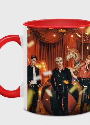 Чашка circus stray kids 330 мл (колір чашки на вибір)