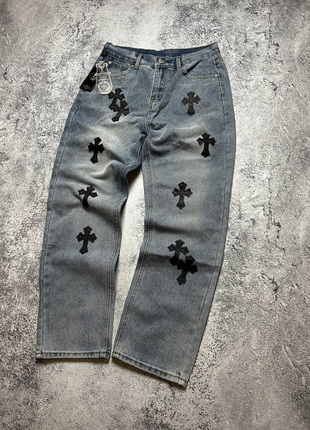 Джинси chrome hearts2 фото