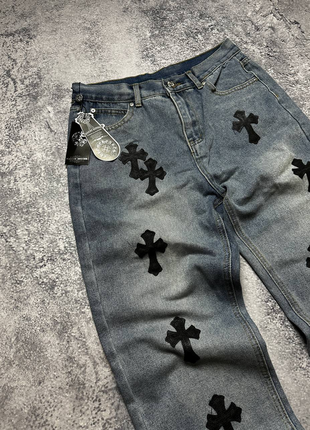 Джинси chrome hearts3 фото