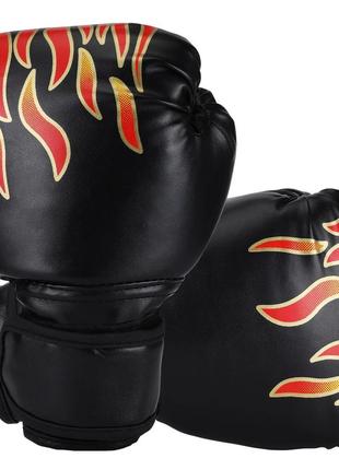 Дитячі боксерські рукавички (5-12 років) чорного кольору