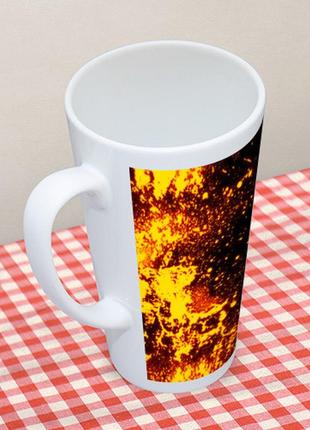 Чашка латте fire cs2