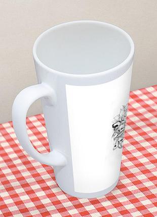 Чашка латте сhainsaw man nayuta