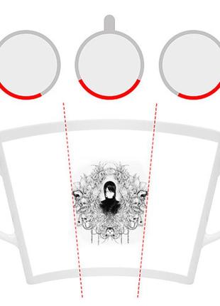 Чашка латте сhainsaw man nayuta